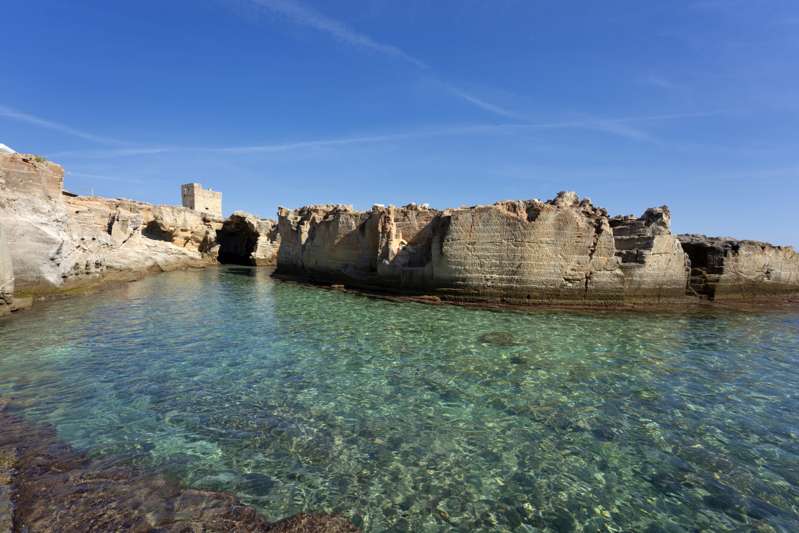 piscina naturale di marina serra, Puglia, Italy